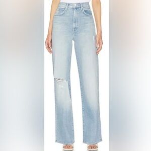 MOTHER Light Blue Straight Leg Jeans
